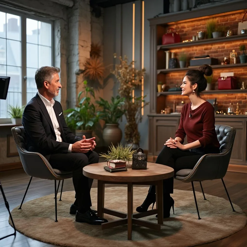 TV rozhovor s módnym expertom